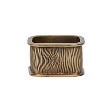 Load image into Gallery viewer, Juliska Blenheim Oak Napkin Ring - Antique Brass
