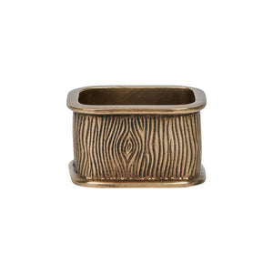 Juliska Blenheim Oak Napkin Ring - Antique Brass