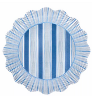 Juliska Cabana Stripe Melamine Dinner Plate Set/4
