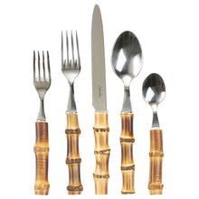 Load image into Gallery viewer, Juliska Bamboo Flatware - 5pc Setting
