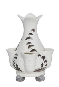 Juliska Country Estate 6" Tulipiere Vase - Flint Grey