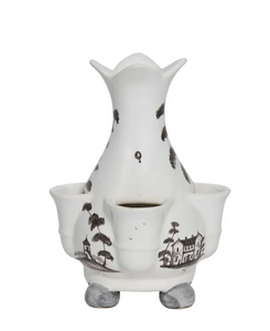 Juliska Country Estate 6" Tulipiere Vase - Flint Grey