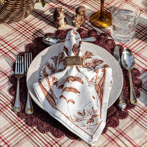 Juliska Country Estate Harvest Napkin­ Sepia