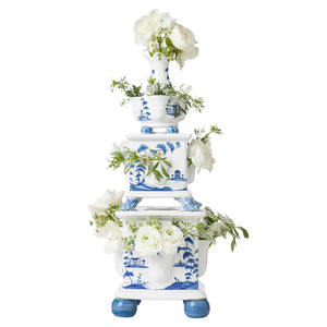 Juliska Country Estate Tulipiere Tower Set/3pc - Delft Blue