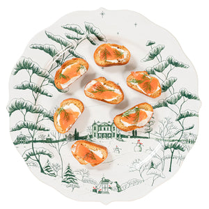 Juliska Country Estate Winter Frolic Charger/Platter - Evergreen