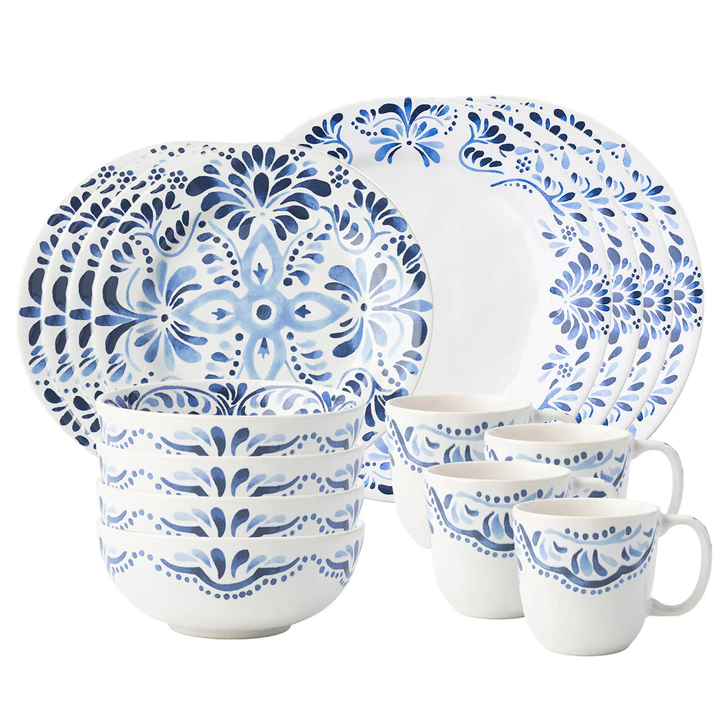 Juliska Iberian 16pc Place Setting - Indigo