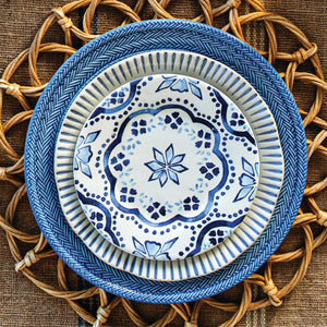 Juliska Iberian Journey Indigo Side/Cocktail Plate