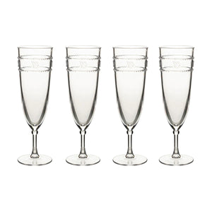 Juliska Isabella Acrylic Flute Set/4 - Clear