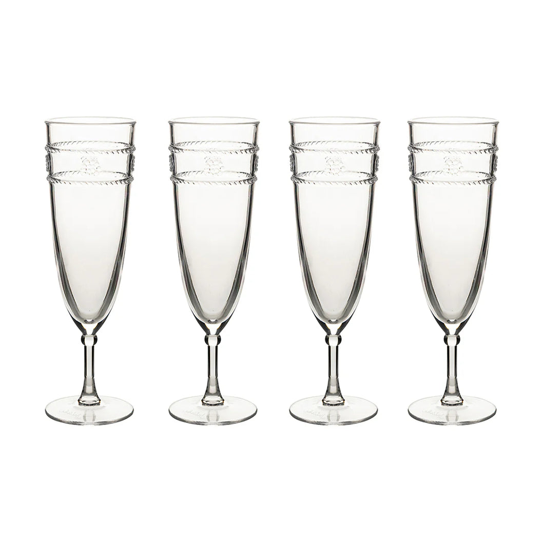 Juliska Isabella Acrylic Flute Set/4 - Clear