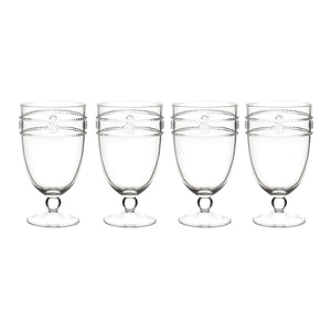 Juliska Isabella Acrylic Goblet Set/4 - Clear