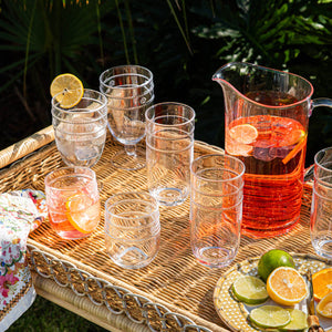 Juliska Isabella Acrylic Small Tumbler Set/4 - Clear