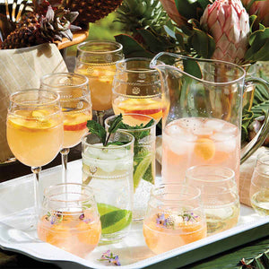Juliska Isabella Acrylic Wine Glass Set/4 - Clear