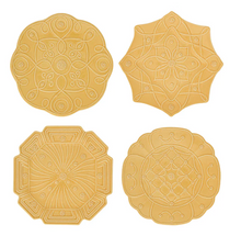 Load image into Gallery viewer, Juliska Jardins Du Monde Dessert/Salad Plate Assorted Set/4 - Daffodil
