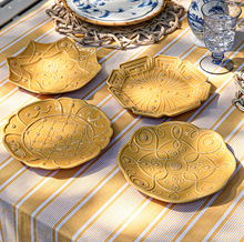 Load image into Gallery viewer, Juliska Jardins Du Monde Dessert/Salad Plate Assorted Set/4 - Daffodil
