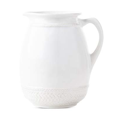 Juliska Le Panier Pitcher - Whitewash - FINAL SALE