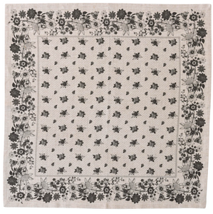 Juliska Mirabelle Noir Linen Napkin - FINAL SALE