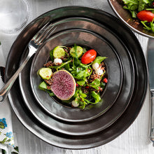 Load image into Gallery viewer, Juliska Pewter Stoneware Round Charger/Server Plate
