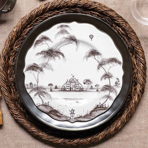 Juliska Pewter Stoneware Round Charger/Server Plate