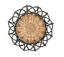 Load image into Gallery viewer, Juliska Provence Rattan Black Placemat
