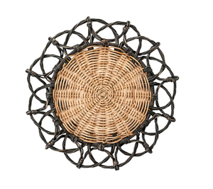 Juliska Provence Rattan Black Placemat