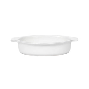 Juliska Puro 12" Medium Oval Baker Whitewash