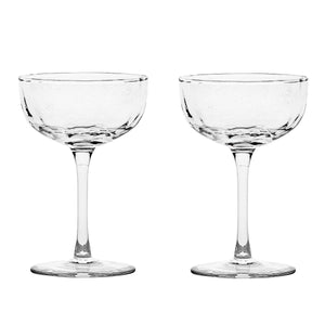 Juliska Puro Cocktail Coupe Glasses Set of 2