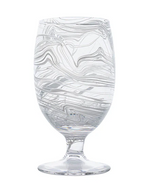 Juliska Puro Goblet Glass - Marbled