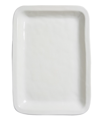 Juliska Puro Rectangular Tray/Platter - Whitewash - Discontinued - FINAL SALE