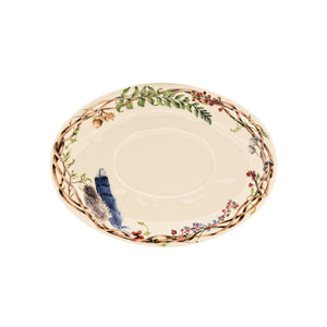 Juliska Sauce Boat and Stand Forest Walk 10.25"L