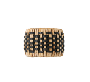 Juliska Woven Black Napkin Ring