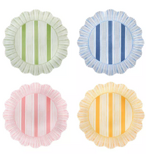 Load image into Gallery viewer, Juliska Cabana Stripe Melamine Dessert/Salad Plate in four colors
