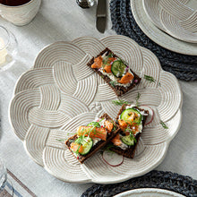 Load image into Gallery viewer, Juliska Le Panier Mystic Knot Charger/Platter set with appetizers 

