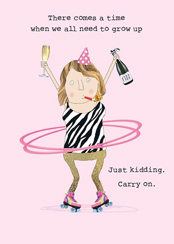 Just Kidding Birthday Card