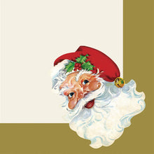 Load image into Gallery viewer, Hester &amp; Cook Santa Paper Napkins with classic Santa - Cocktail size
