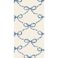 Hester & Cook Heirloom Blue Bow Paper Guest Napkins