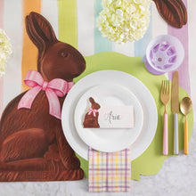 Load image into Gallery viewer,  Die-cut Bright Green French Frame Placemat being used on an easter table
