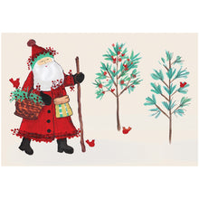 Load image into Gallery viewer, Hester &amp; Cook Old St. Nick Forest Placemat
