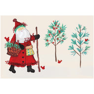 Hester & Cook Old St. Nick Forest Placemat