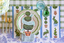Load image into Gallery viewer, Hester &amp; Cook Spring Topiary Placemat on a spring table
