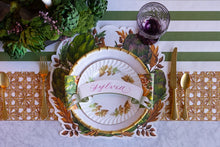 Load image into Gallery viewer, Hester &amp; Cook Die-cut Artichoke Wreath Placemat
