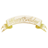 Hester & Cook Happy Birthday Banner Table Accent 