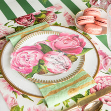 Load image into Gallery viewer, Hester &amp; Cook Peony Table Accent on a place setting
