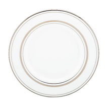 Load image into Gallery viewer, Kate Spade Library Lane Platinum Bread &amp; Butter Plate
