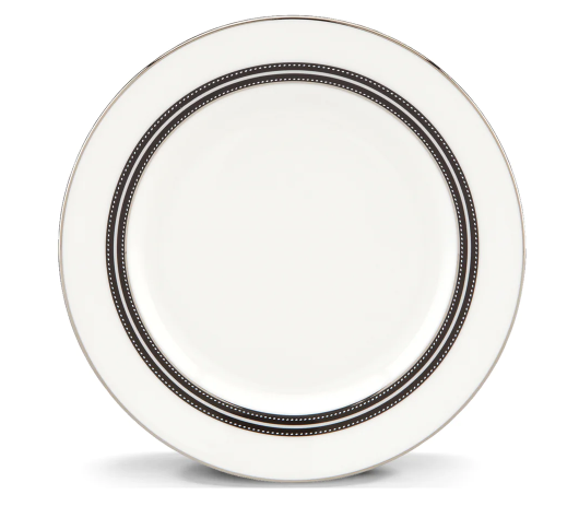 Kate Spade Union Street Bread and Butter Plate - Platinum - FINAL SALE