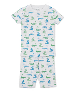 Kissy Kissy Cruising Crocodiles Short Boys Pajama Set