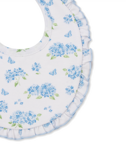 Kissy Kissy Blue Floral Bib