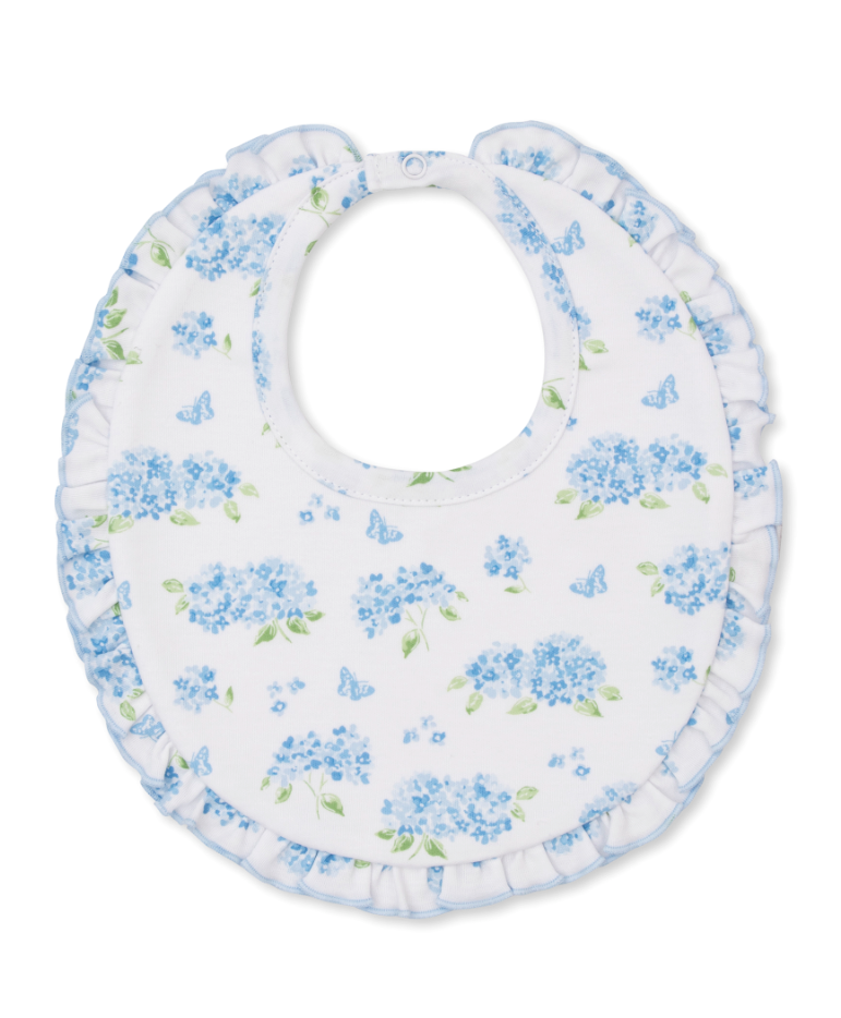 Kissy Kissy Blue Floral Bib