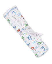 Load image into Gallery viewer, Kissy Kissy Shark Grins Blanket
