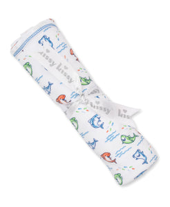 Kissy Kissy Shark Grins Blanket