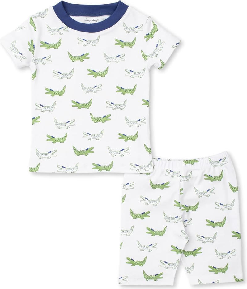 Kissy Kissy PJS Alligator Alley Short Pajama Set